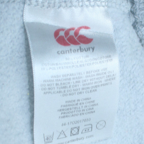 Canterbury Men's Grey Pullover Hoodie Size 10 Regular Fit