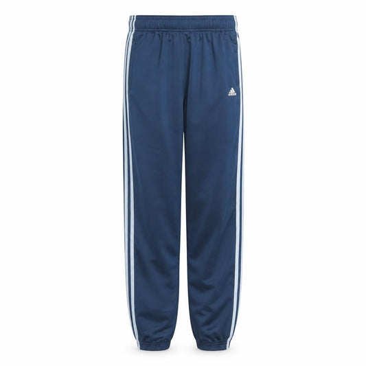 Adidas Boys Blue Track Pants 10-11 Years Regular Fit Elastic Waist