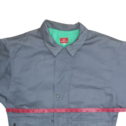 Adolphe Lafont Mens Grey Workwear Jacket Size L Cotton Blend