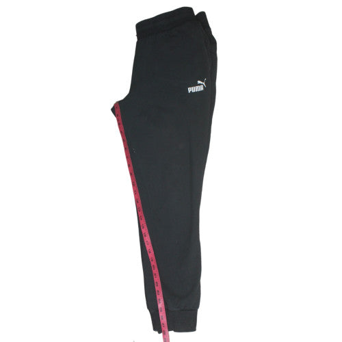 Puma Womens Black Jogger Fleece Sweatpants Size 14 Regular