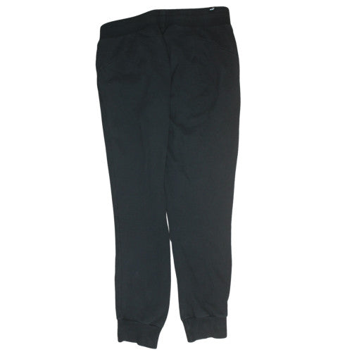Puma Womens Black Jogger Fleece Sweatpants Size 14 Regular