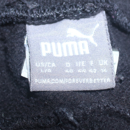 Puma Womens Black Jogger Fleece Sweatpants Size 14 Regular