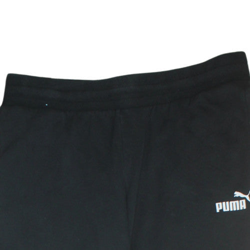 Puma Womens Black Jogger Fleece Sweatpants Size 14 Regular