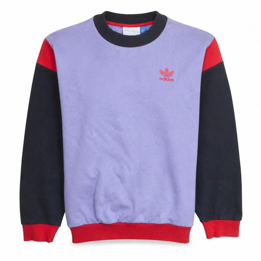 Adidas Women Purple Red Crew Neck Pullover Sweatshirt Size 12