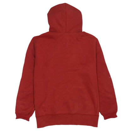 Nike Men's Red Pullover Hoodie M Regular Fit Fleece Sweatshirt