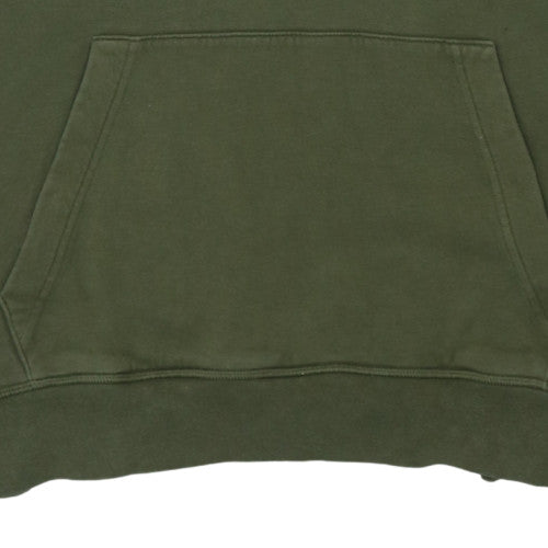 Nike Men's Green Pullover Hoodie M Regular Fit Graphic Fleece