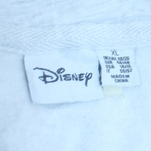 Disney Women Grey Mickey Mouse Pullover Hoodie XL