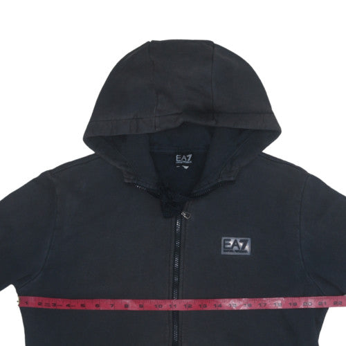 Emporio Armani EA7 Men's Black Full Zip Hoodie Size L