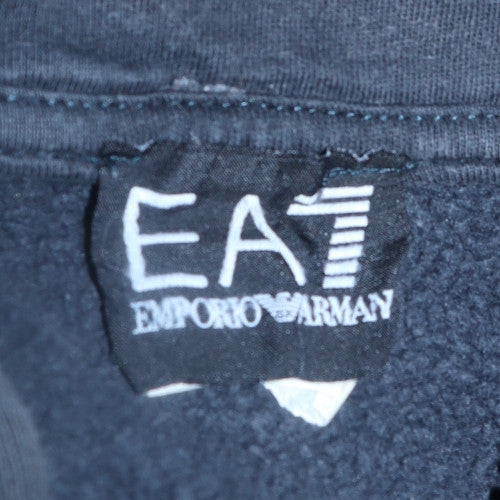 Emporio Armani EA7 Men's Black Full Zip Hoodie Size L