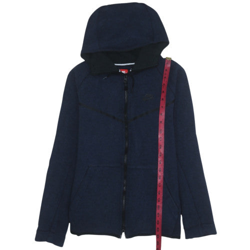 Nike Men's Blue Full Zip Hoodie Medium Fleece Sportswear
