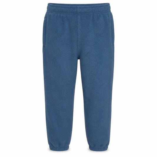 Front view of The North Face boys’ blue fleece jogger trousers xl quick dry activewear
