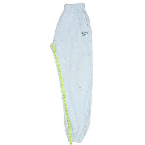 Reebok Mens Grey Fleece Sweatpants M Tapered Fit Casual Joggers