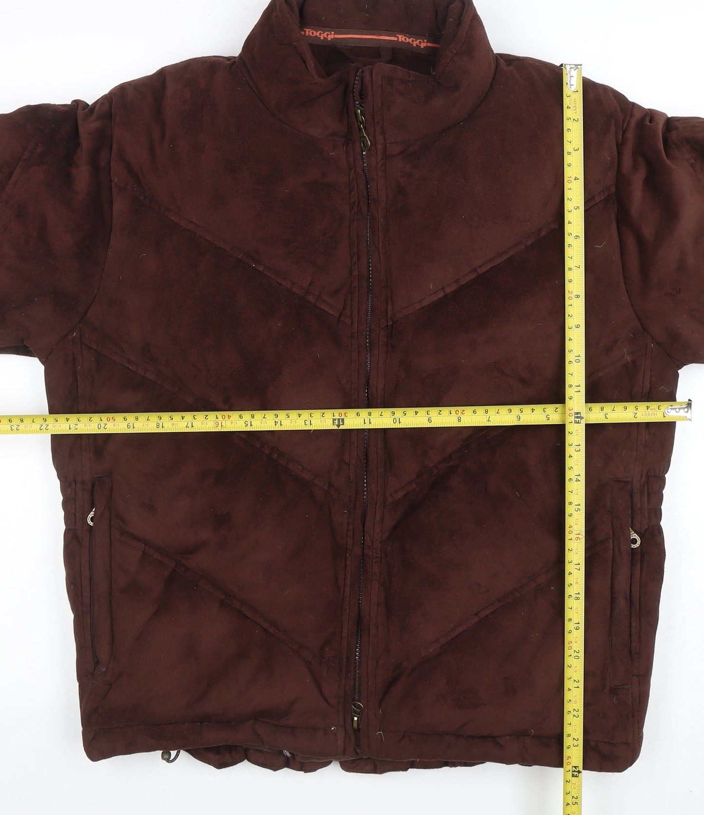Toggi Women's Brown L Puffer Jacket Down Feather Winter Coat