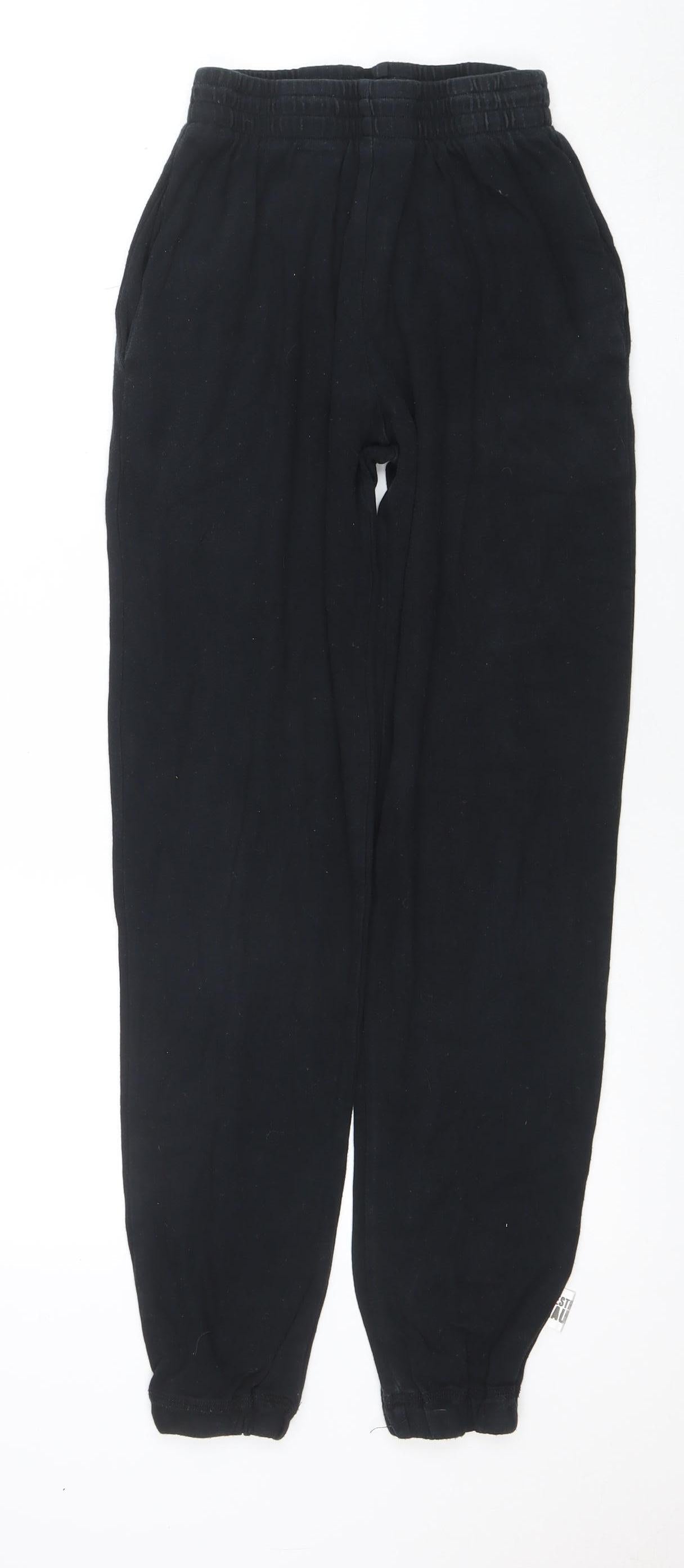 Aesthetic Laundry Women’s Black XS Jogger Trousers Cotton Jersey