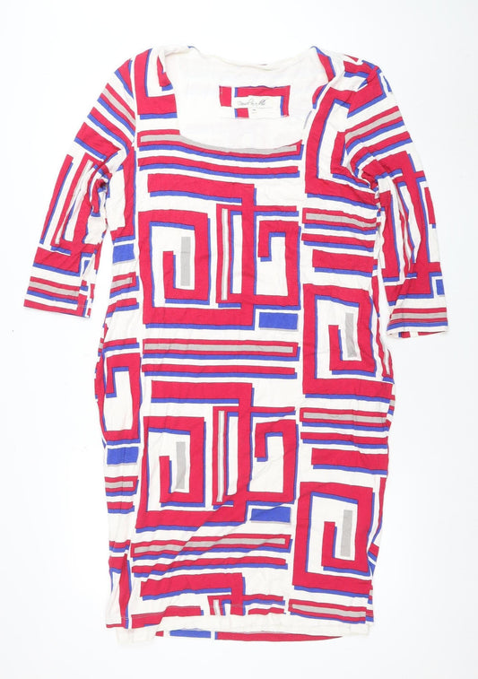 Damsel in a Dress Women Multicoloured Size 18 Geometric Shift Dress