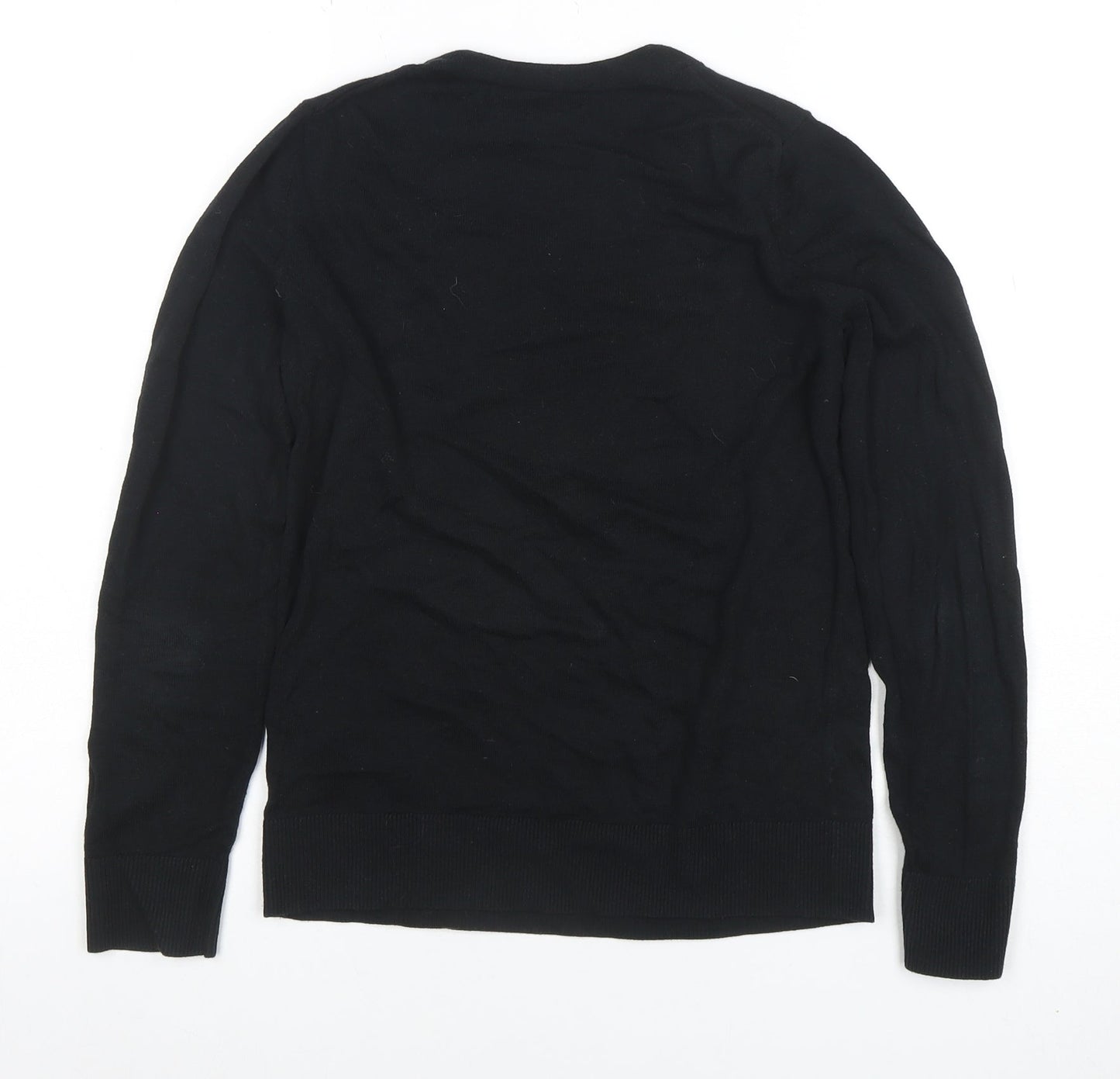 Banana Republic Men's Black XS Crew Neck Cotton Blend Jumper