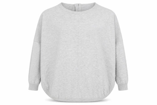 Frost and Leigh Women’s Grey Knit Tunic Long Sleeve Top Size S