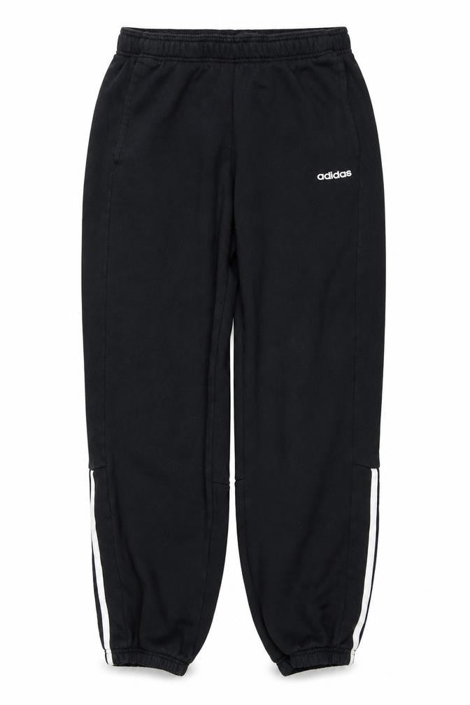 Adidas Womens Black Joggers L Regular Fit Cotton Blend Sports Trousers