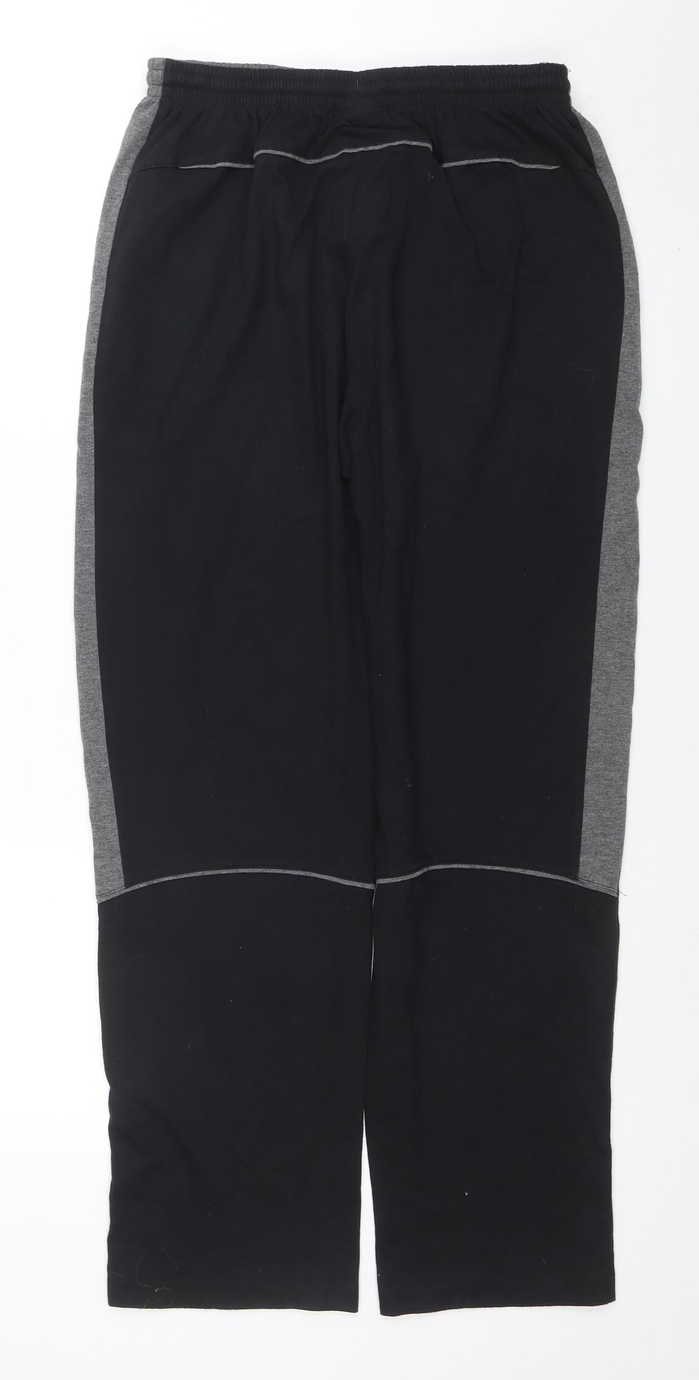 Slazenger Men's Black M Sweatpants Lightweight Activewear Trousers