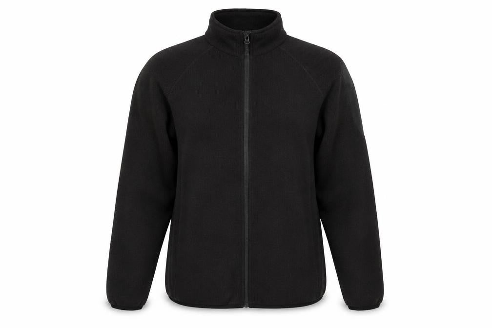 X-Life Women's Black Full Zip Fleece Jacket Size M 12-14