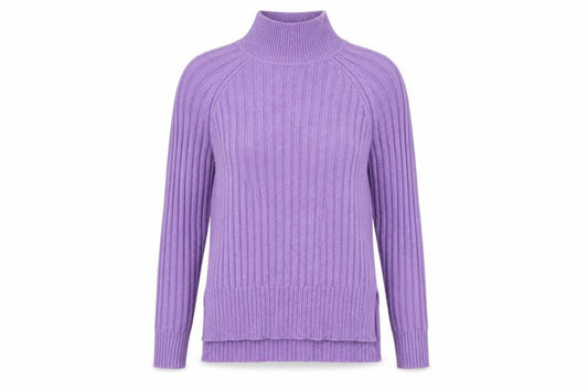 Marks & Spencer Autograph Women Purple XS Roll Neck Cashmere Jumper