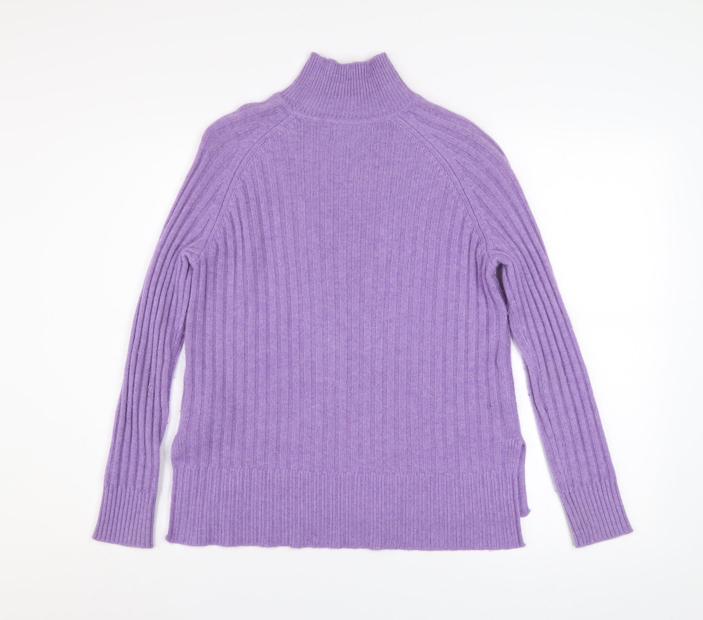 Marks and Spencer Autograph Women Purple XS Roll Neck Cashmere Jumper