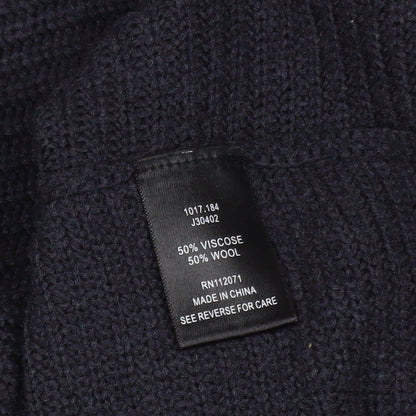 Jigsaw Womens Black Wool Blend Chunky Knit Pullover Jumper XS