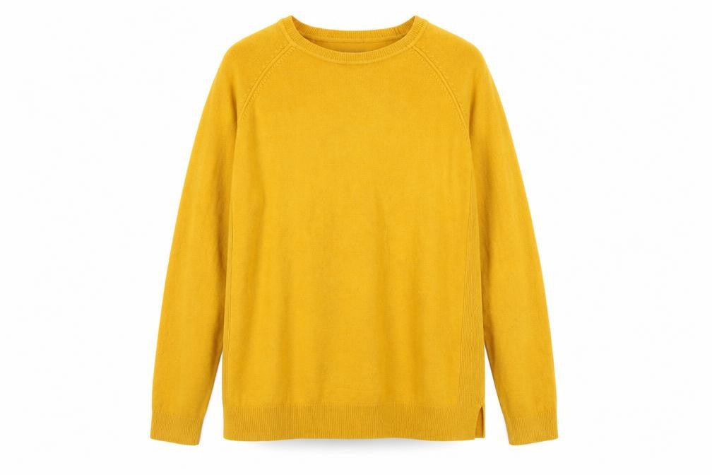 Papaya Woman Yellow Acrylic Long Sleeve Pullover Jumper Size 16