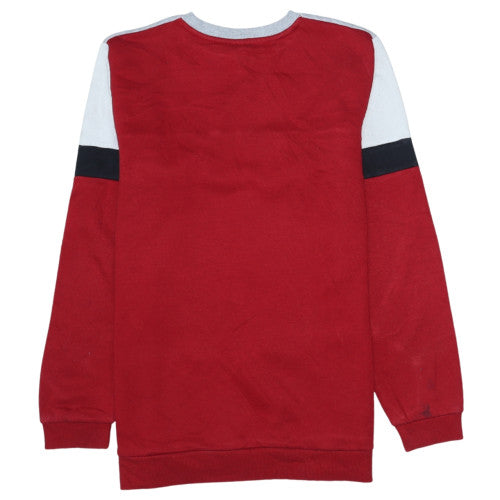 Disney Boys Red Mickey Mouse Pullover Sweatshirt 12-13 Years