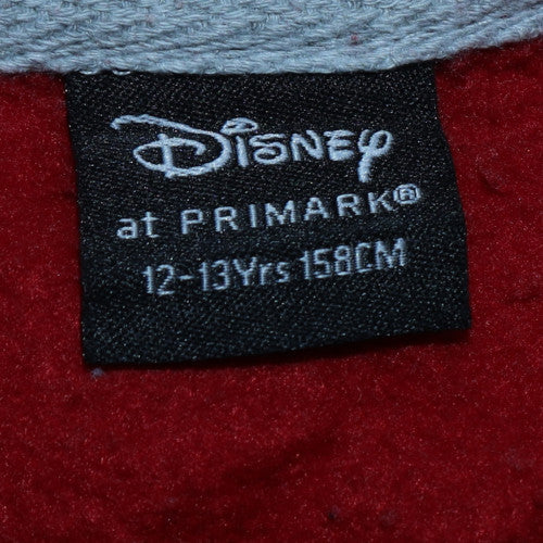 Disney Boys Red Mickey Mouse Pullover Sweatshirt 12-13 Years