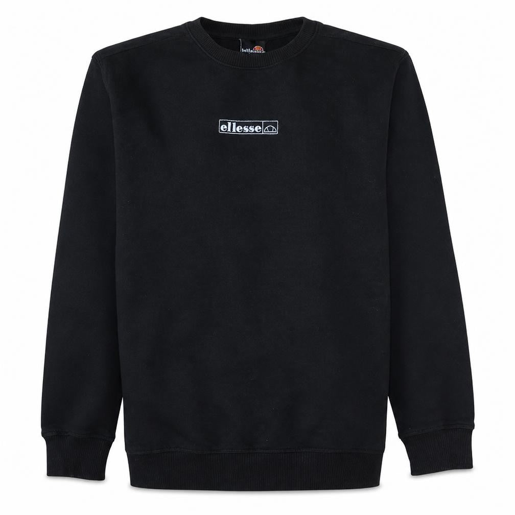 Ellesse Men's Black Crew Neck Pullover Sweatshirt Size M