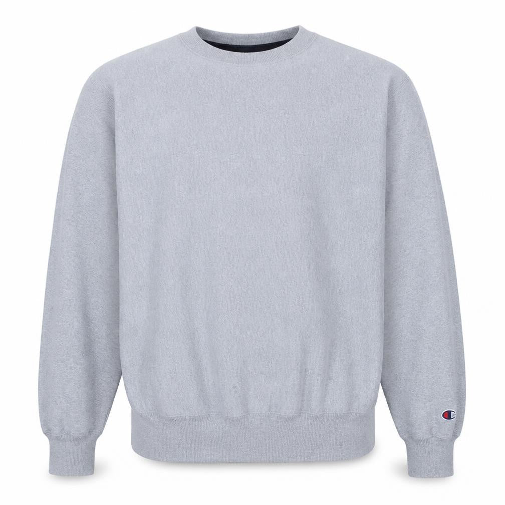 Champion Men's Grey XL Pullover Crew Neck Sweatshirt