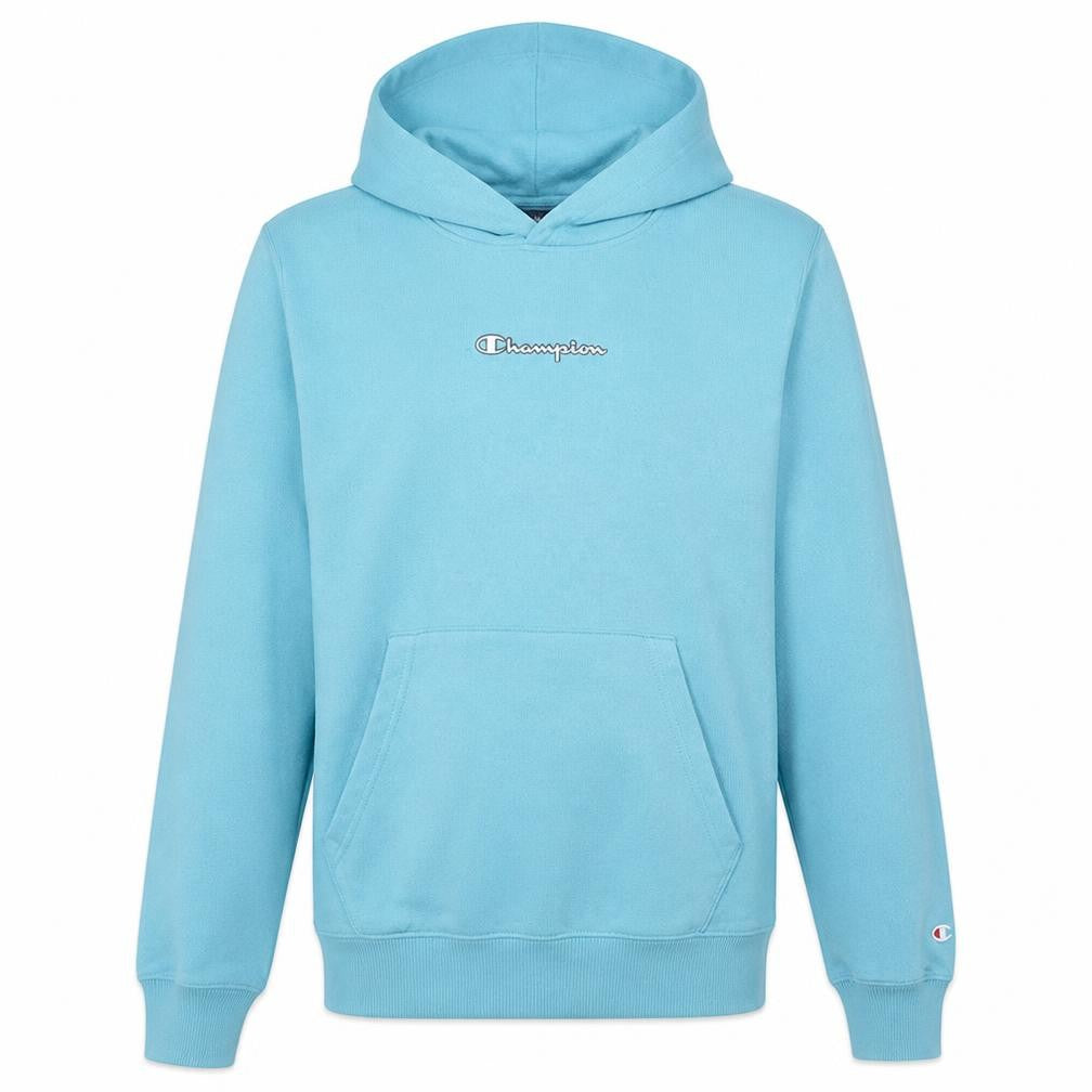 Champion Boys Blue Pullover Hoodie 15-16 Years Regular Fit Cotton Blend