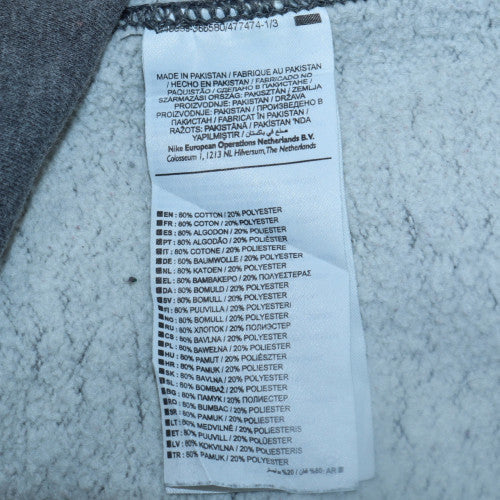 Nike Men's Grey L Pullover Crew Neck Fleece Sweatshirt