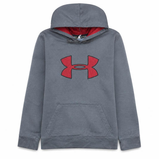 Under Armour Men's Grey Pullover Hoodie Size S Sports Fleece
