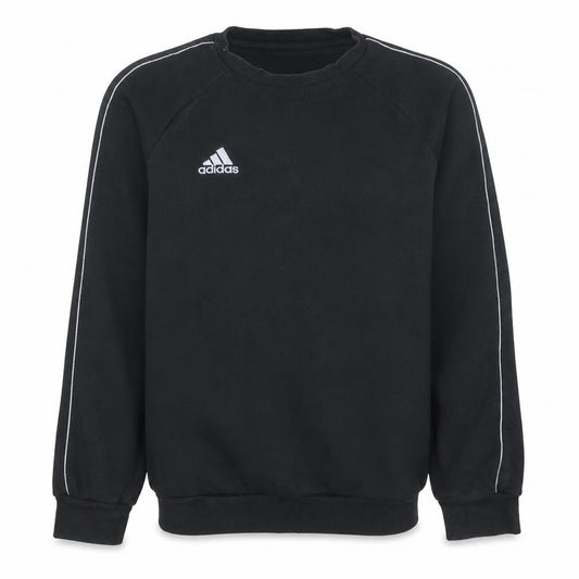 Adidas Men’s Black Small Pullover Crew Neck Sweatshirt