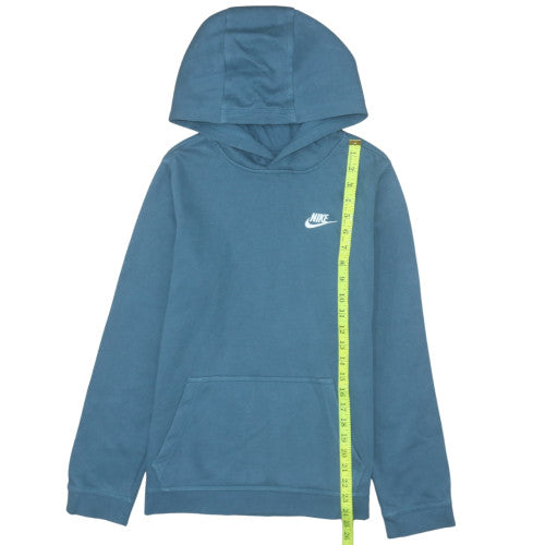 Nike Boys Blue Pullover Hoodie XL Fleece Lined Regular Fit
