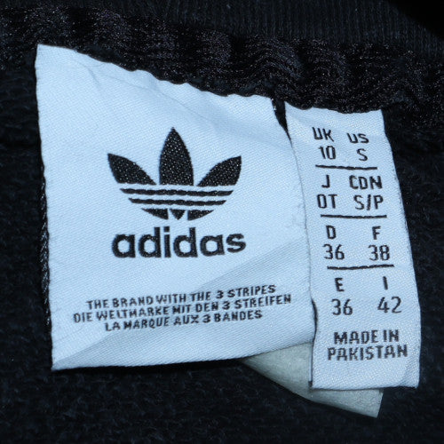 Adidas Women Black Hoodie Size 10 Pullover Hooded Sweatshirt
