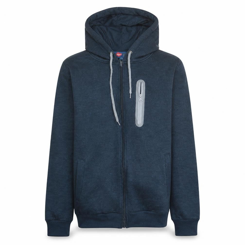 Lee Cooper Men's Blue Full Zip Hoodie Size S