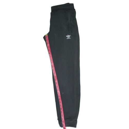 adidas Mens Black Small Jogger Fleece Trousers Regular Fit