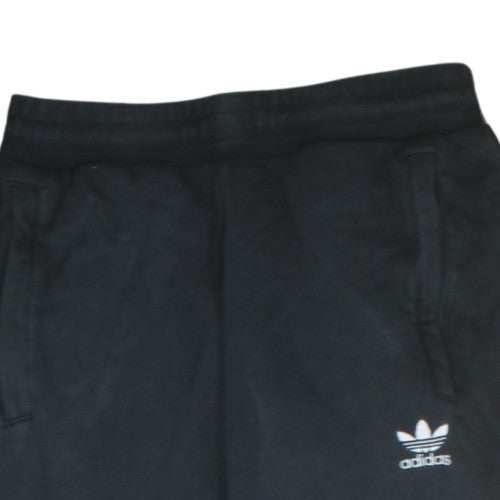 adidas Mens Black Small Jogger Fleece Trousers Regular Fit