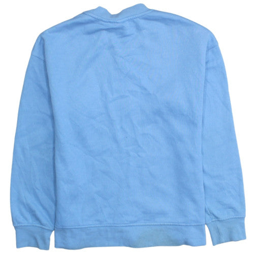 Disney Primark Women Blue Stitch Sweatshirt XS Pullover Crew Neck