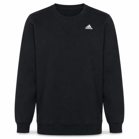 Adidas Men's Black Crew Neck Sweatshirt M Classic Pullover