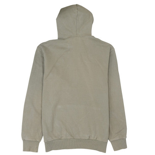 Puma Men's Beige Pullover Hoodie M Cotton Logo Sweatshirt