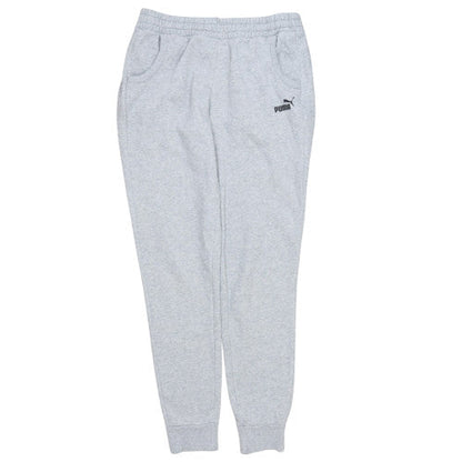 Additional front view of Puma women’s grey jogger sweatpants, size UK 12, regular fit