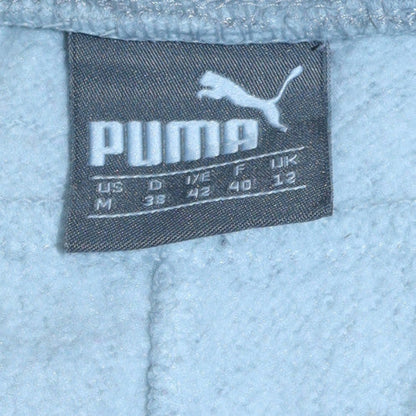Additional view of Puma women’s grey jogger sweatpants, size UK 12, regular fit