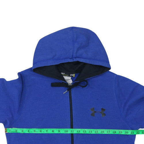 Under Armour Men's Blue Full Zip Hoodie Size S Sports Fleece