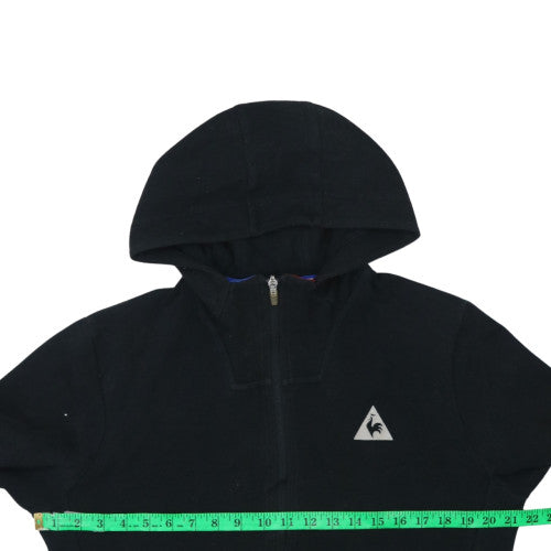 Le Coq Sportif Men's Black M Full Zip Hoodie Sweatshirt