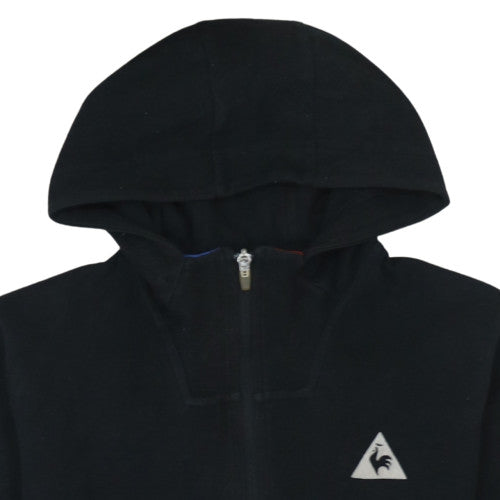 Le Coq Sportif Men's Black M Full Zip Hoodie Sweatshirt