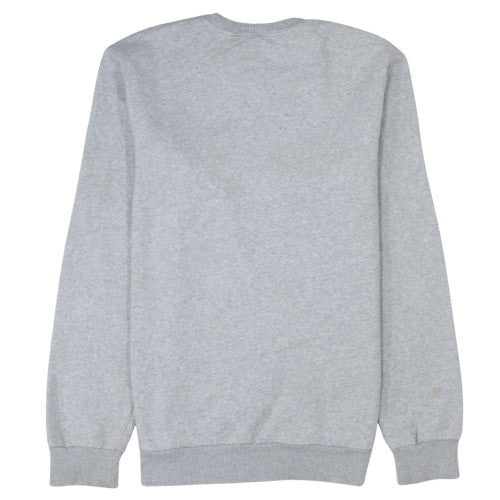 Adidas Men's Grey Crew Neck Pullover Sweatshirt Size M